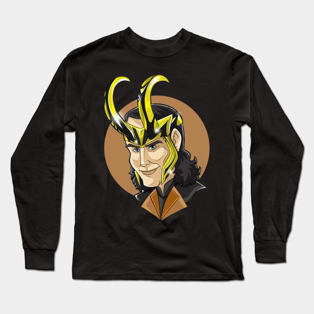 Loki Long Sleeve T-Shirt by Rjay21